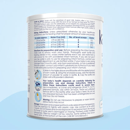 Kabrita Goat Milk Infant Formula Powder, Gentle Digestion, Non-GMO, 14 oz