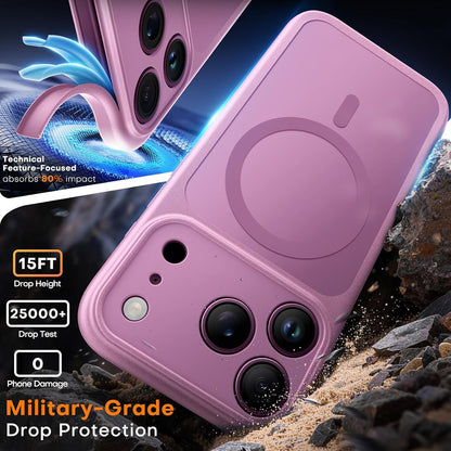 TAURI for iPhone 16 Pro Max Case, Compatible with MagSafe, Purple