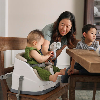 Ingenuity Baby Base 2-in-1 Booster Seat with Tray, Feeding & Floor Seat