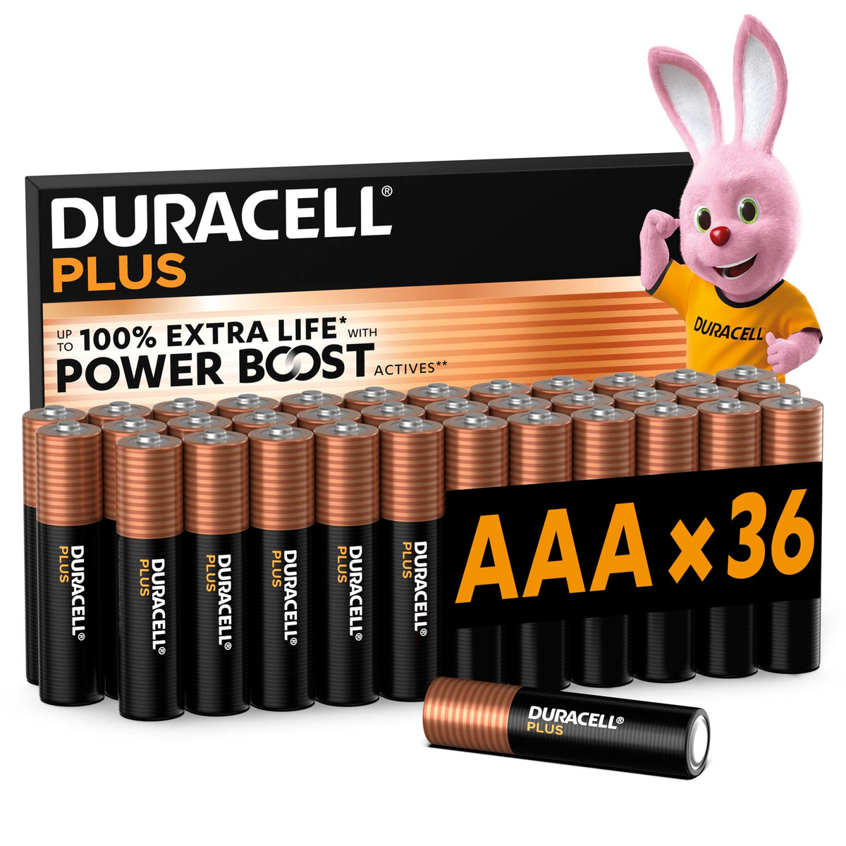 DURACELL Plus D Alkaline Batteries (4 Pack) 1.5V, LR20