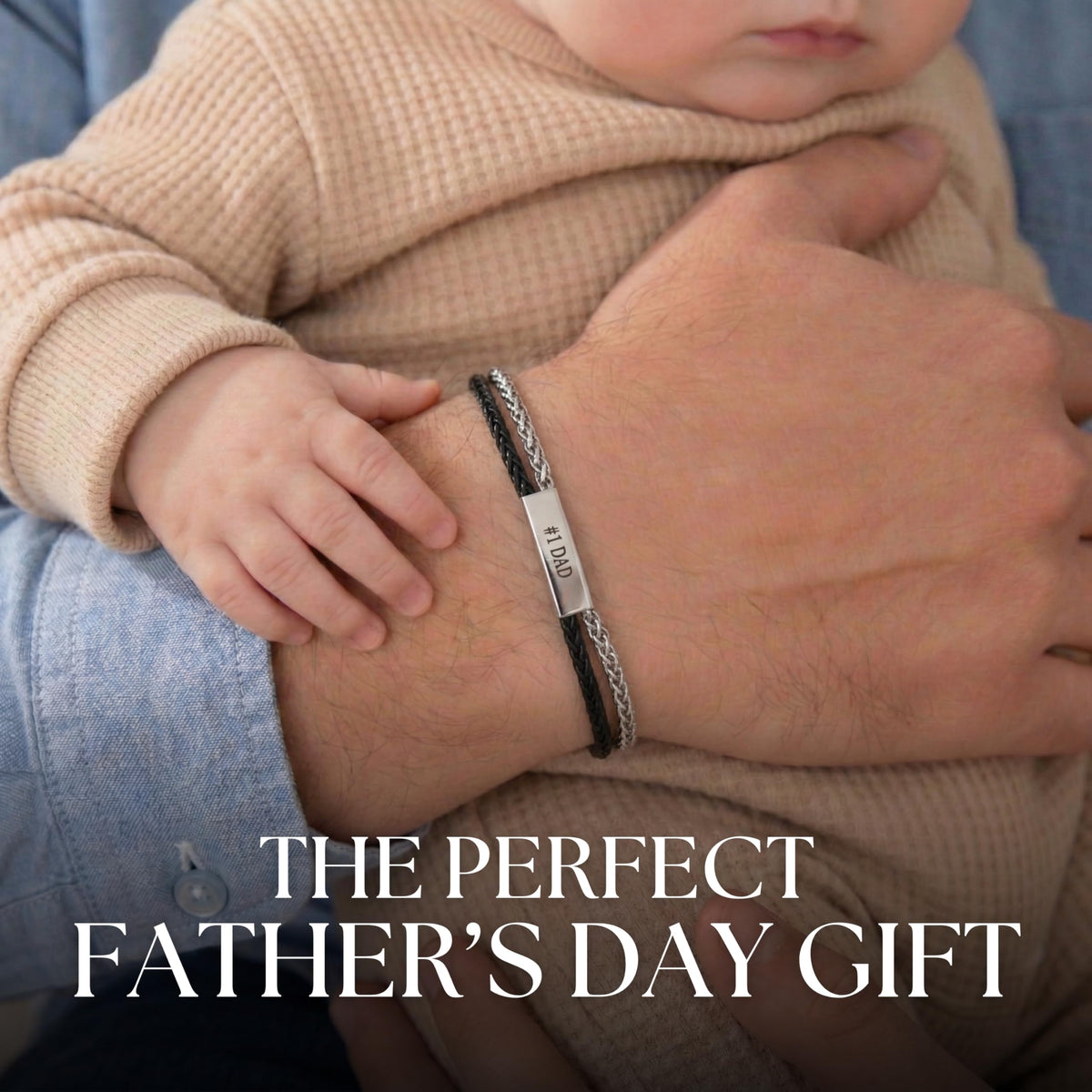Galis Mens Bracelet - Stainless Steel, Non Tarnish Rope Chain Bracelets, Stylish Fathers Day Gift for Dad, Husband, Boyfriend.