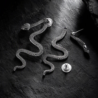 Snake Earrings, Gothic Jewelry Snake Jewelry as Halloween Gifts for Women