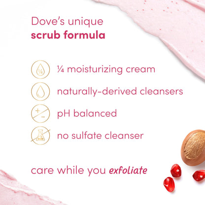 Dove Exfoliating Body Scrub, Brown Sugar & Coconut Butter, 15 oz