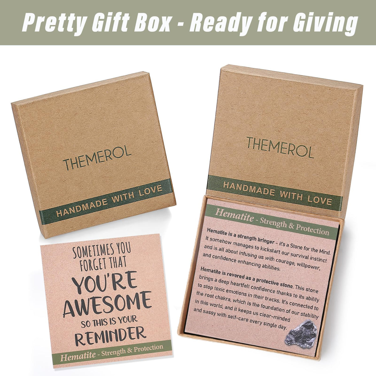 Natural Hematite Arrow Bracelet-Handmade Gifts for Him/Her-Strength/Protection-Unisex Style/Adjustable