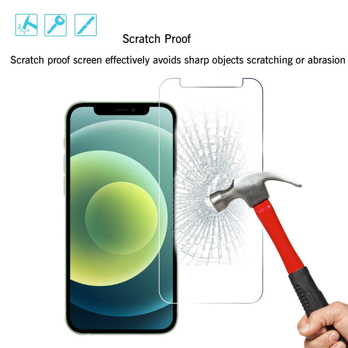 Ailun Screen Protector + Camera Lens Protector for iPhone 16 Pro Max
