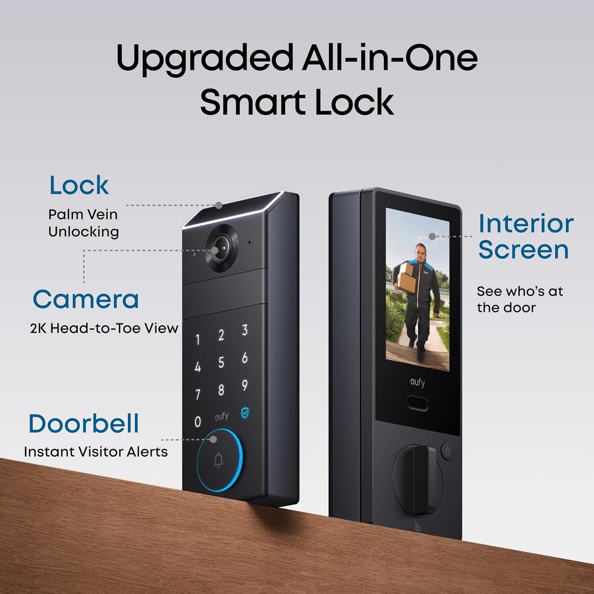 eufy Security Video Smart Lock FamiLock S3 Max with Palm Vein Recognition