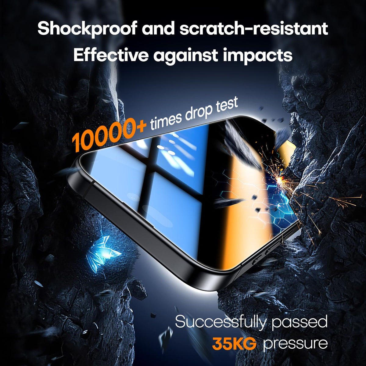 TAURI 2 Pack for Samsung Galaxy Z Fold 8 Ultra Privacy Screen Protector