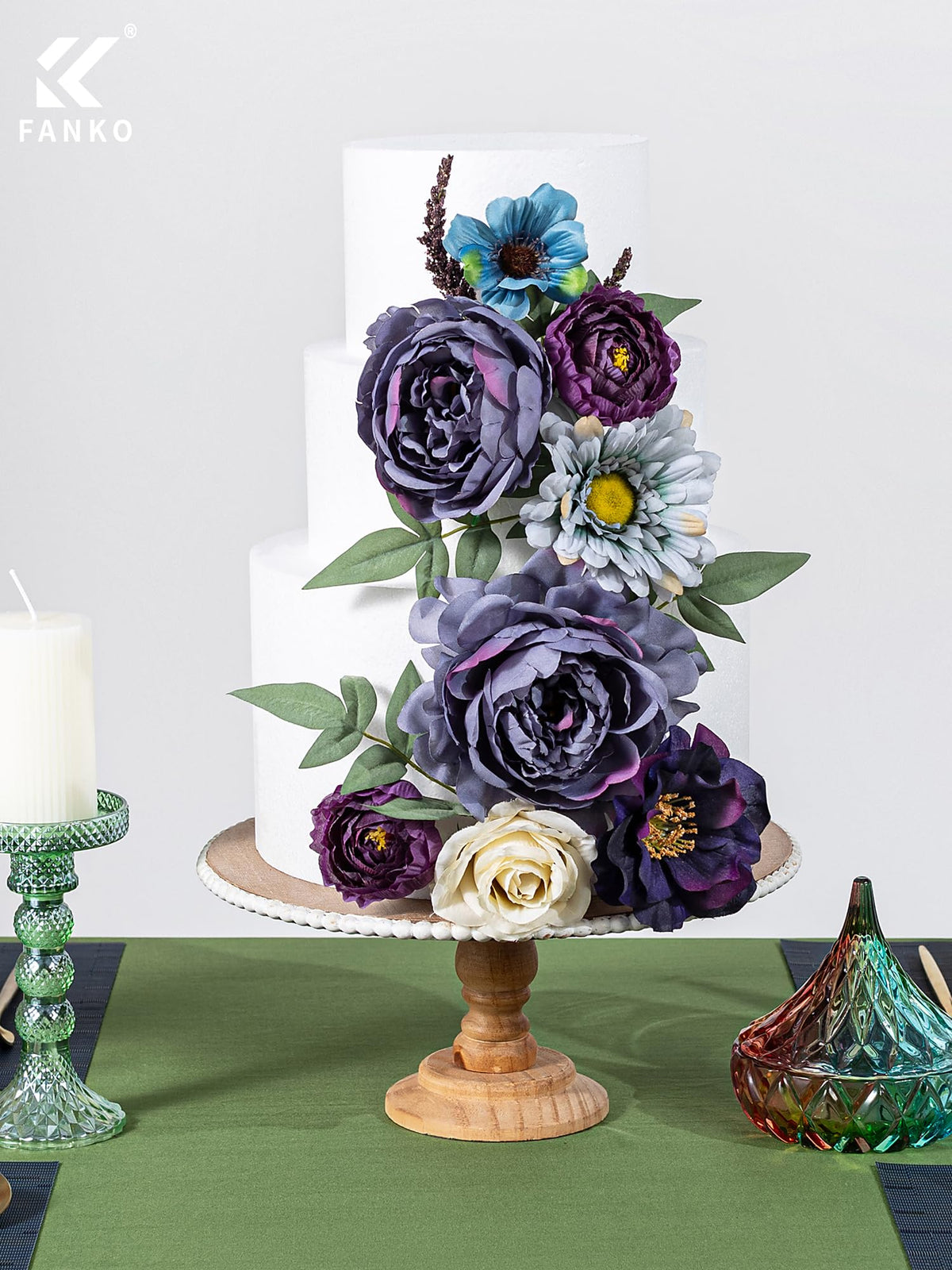 Fall Artificial Flowers DIY Bouquet Combo Faux Rose for Home Decor