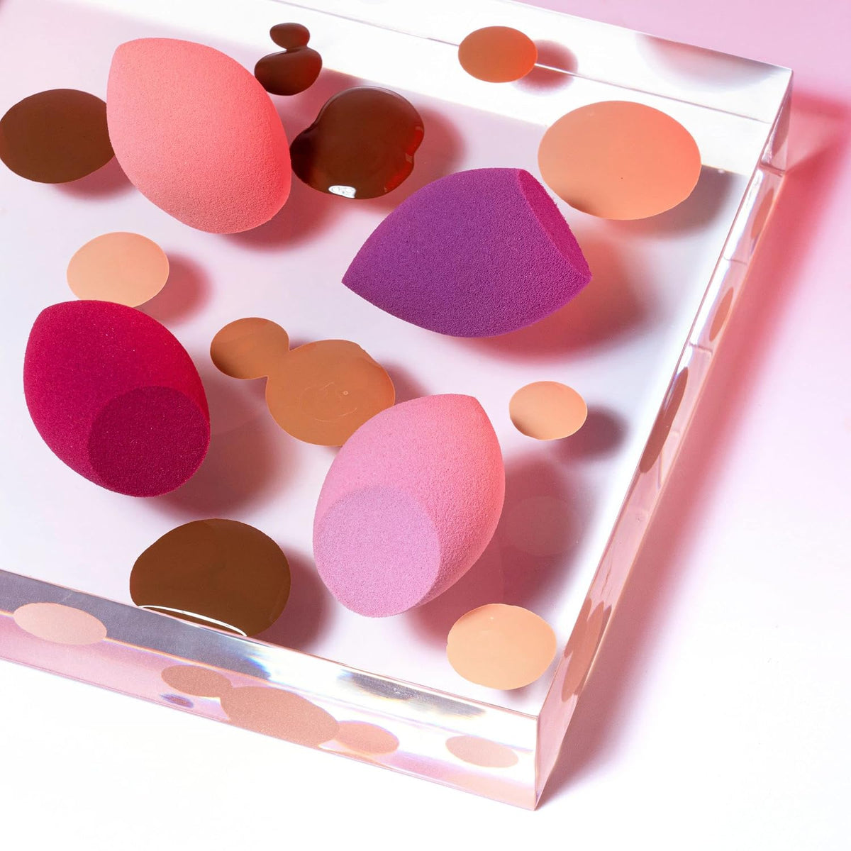 Real Techniques Mini Miracle Complexion Sponge for Makeup, 4 Count