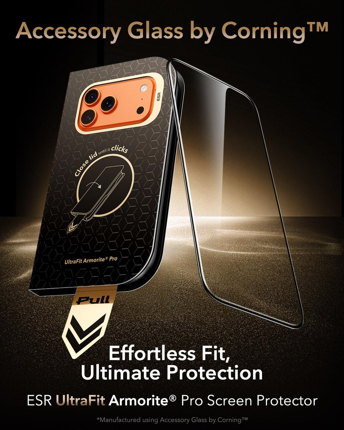 ESR 3 Pack for iPhone 17 Pro Max Screen Protector, Armorite Pro