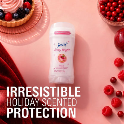 Secret Antiperspirant Deodorant for Women, Cozy Vanilla Scent, 2.6 oz