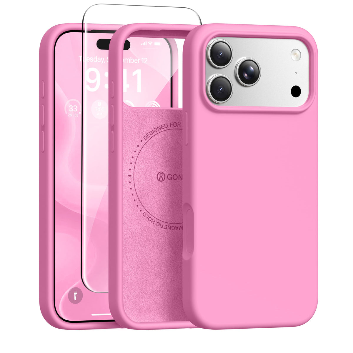 GONEZ for iPhone 18 Pro Max Case/iPhone 17 Pro Max Case, Mist Blue