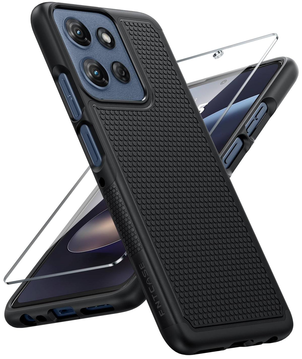 FNTCASE for Google Pixel 9a Case: Green Non Slip Textured