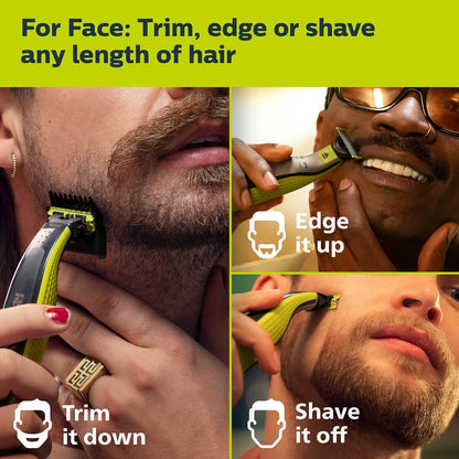 Philips Norelco OneBlade 360 Hybrid Face + Body Trimmer and Shaver