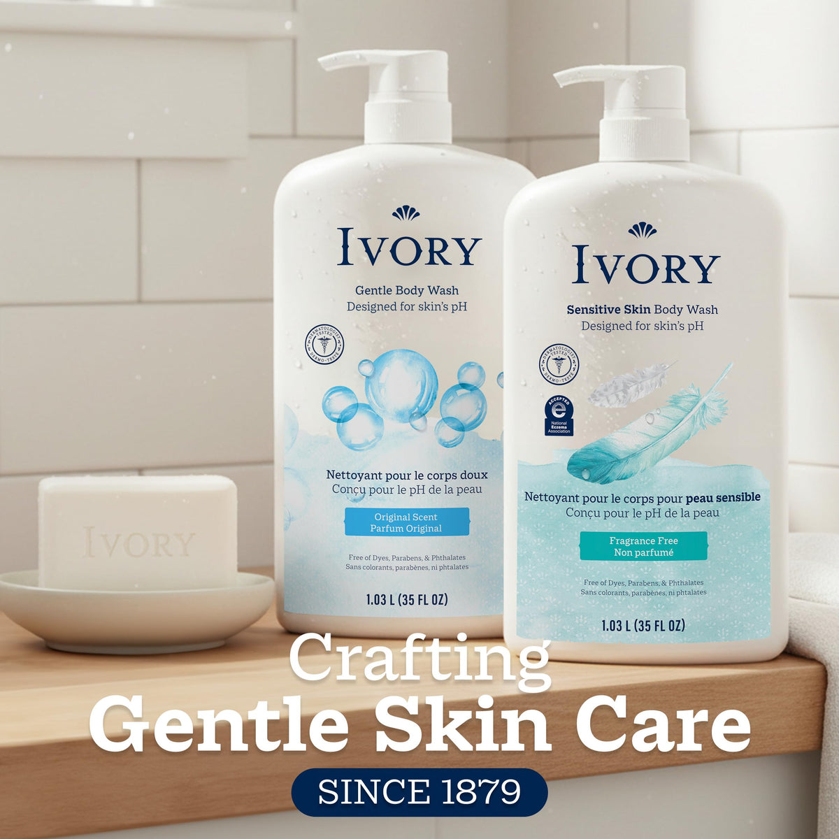 Ivory Body Wash Designed for the Whole Family, Original Scent, 35 fl oz