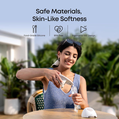 eufy Heated Wearable Breast Pump E20, Hands-Free, App Control