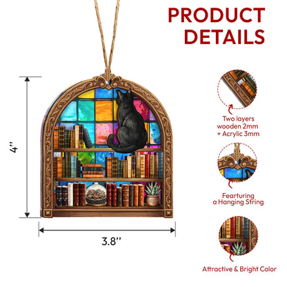 Book Lovers Gifts Book Ornament, Teacher Gifts for Women, Librarian, Reader