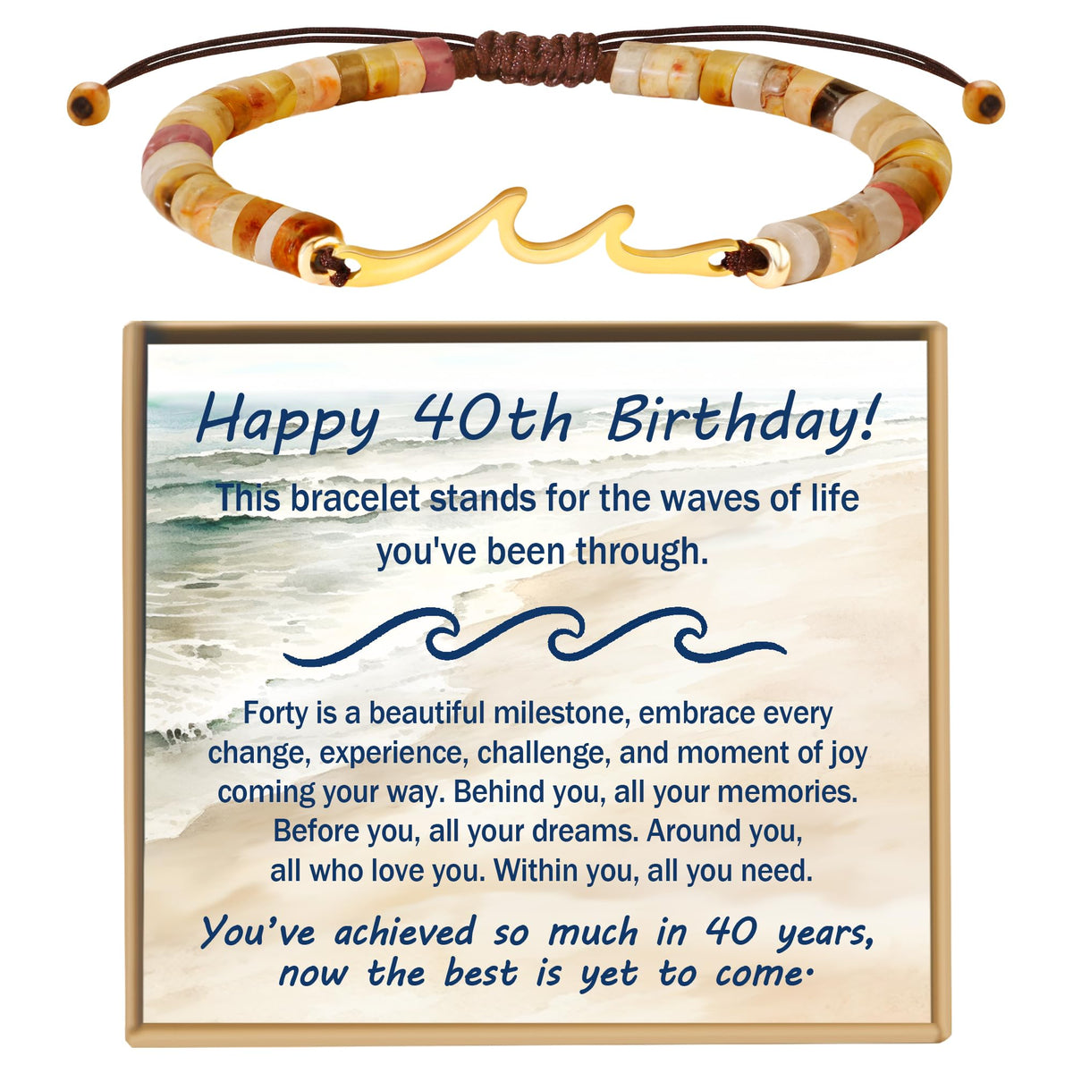13th 16th 18th 40th 50th 60th Birthday Gifts Wave Birthday Bracelet