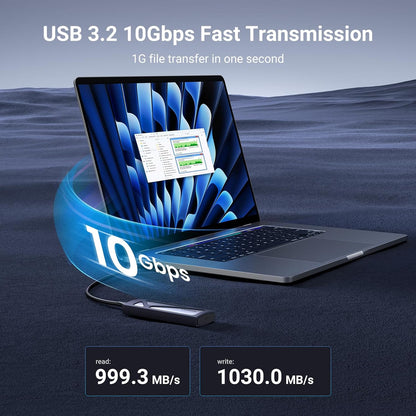 UGREEN USB-C M.2 NVMe SSD Enclosure, 10Gbps