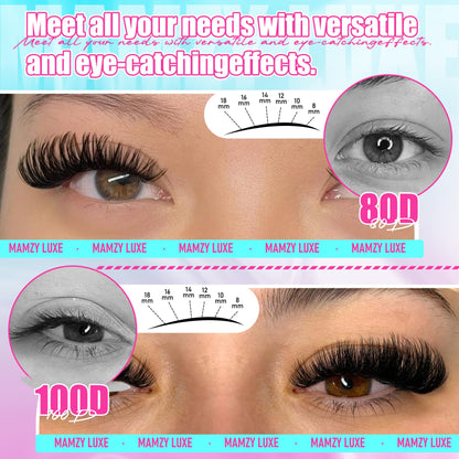 Lash Clusters Wispy 60D Eyelash Clusters 10-18mm Fluff Cluster Eyelash Extensions D Curl No Plastic Feel Individual Lashes Extension 240 Pcs Versatile False Eyelashes Clusters