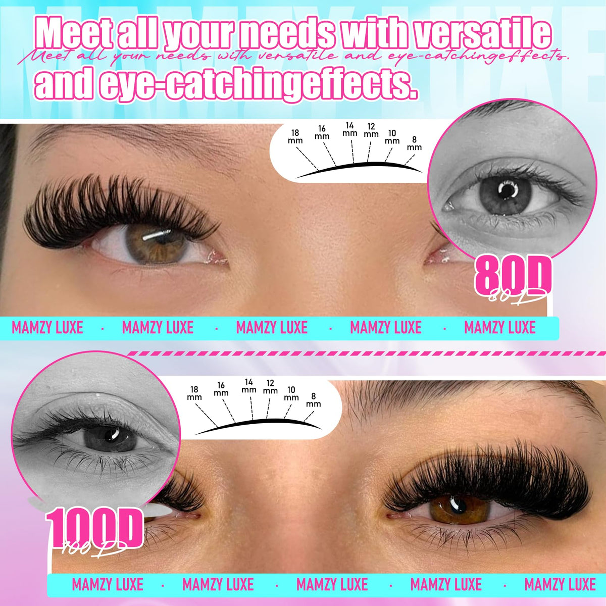 Lash Clusters Wispy 60D Eyelash Clusters 10-18mm Fluff Cluster Eyelash Extensions D Curl No Plastic Feel Individual Lashes Extension 240 Pcs Versatile False Eyelashes Clusters