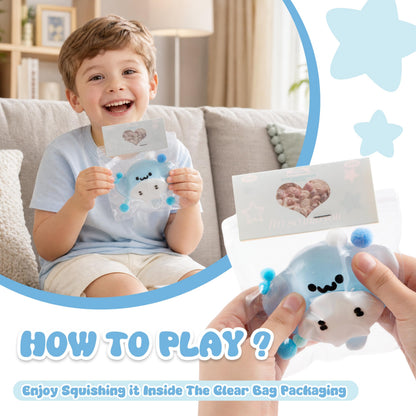 Handmade Taba Seal Squishy Stress Relief Toys - Ultra Soft Silicone Squeeze Toys for Kids & Adults, Reusable Non-Violent Squishy Toys for Stress Relief & Relaxation