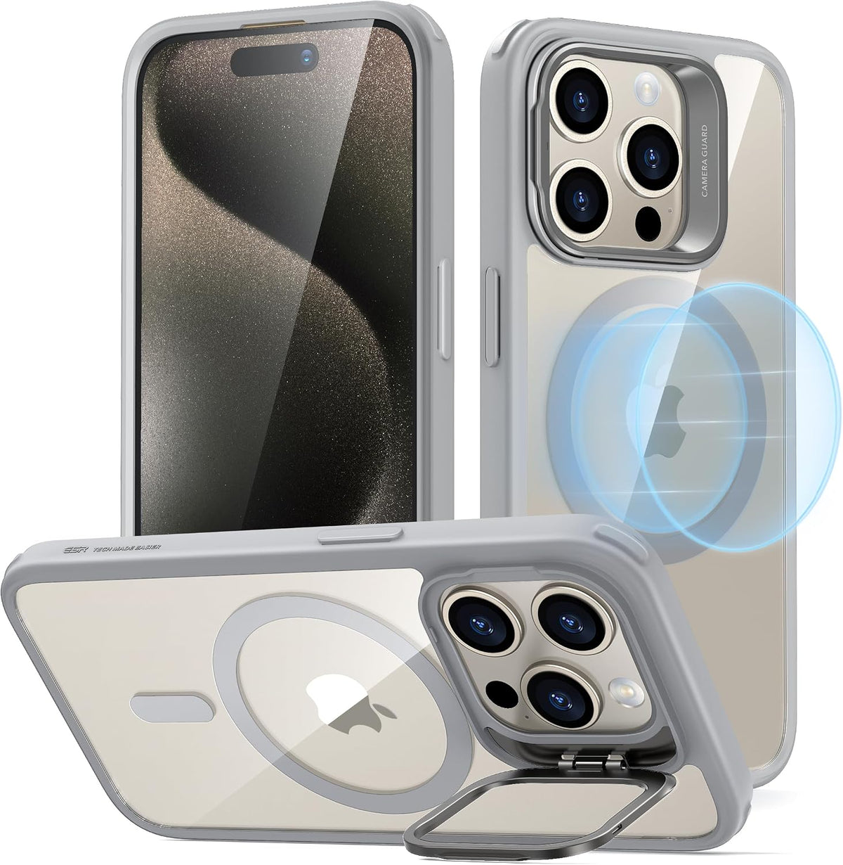 ESR Classic Hybrid for iPhone 18 Pro Max/17 Pro Max Case with Flex Stand