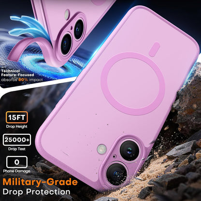 TAURI for iPhone 16 Pro Max Case, Compatible with MagSafe, Purple