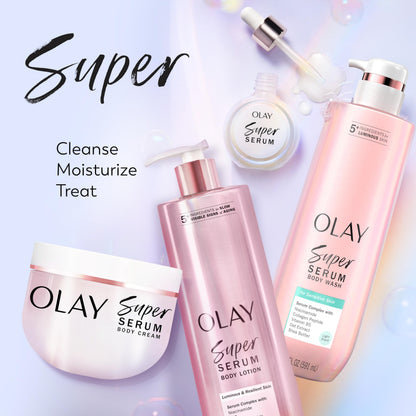 Olay Super Serum Body Wash for Women, For Extra Dry Skin, 28 fl oz