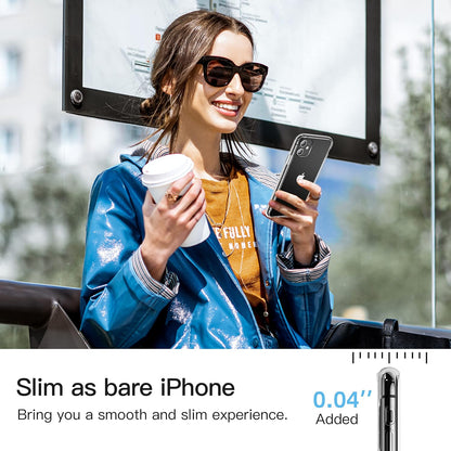CASEKOO for iPhone Air Case, Crystal Clear, Patented Anti-Yellowing, Slim
