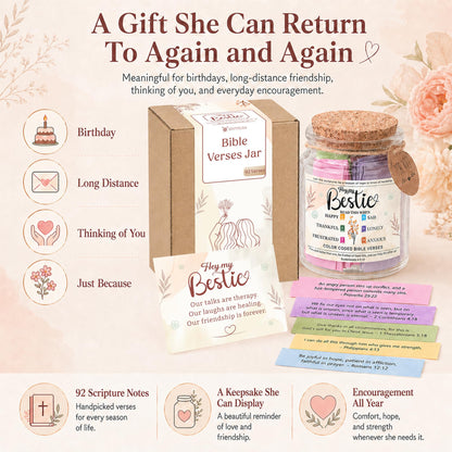 Read This When Bible Verses Jar – Birthday Gifts for Women, Christian Gifts, Christmas Gift for Women, Gift for Mom from Daughter
