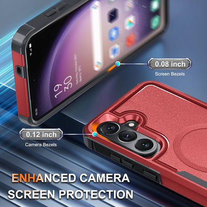 for Samsung Galaxy S24 FE Case, Full Body Heavy Duty Cover, Black Matte
