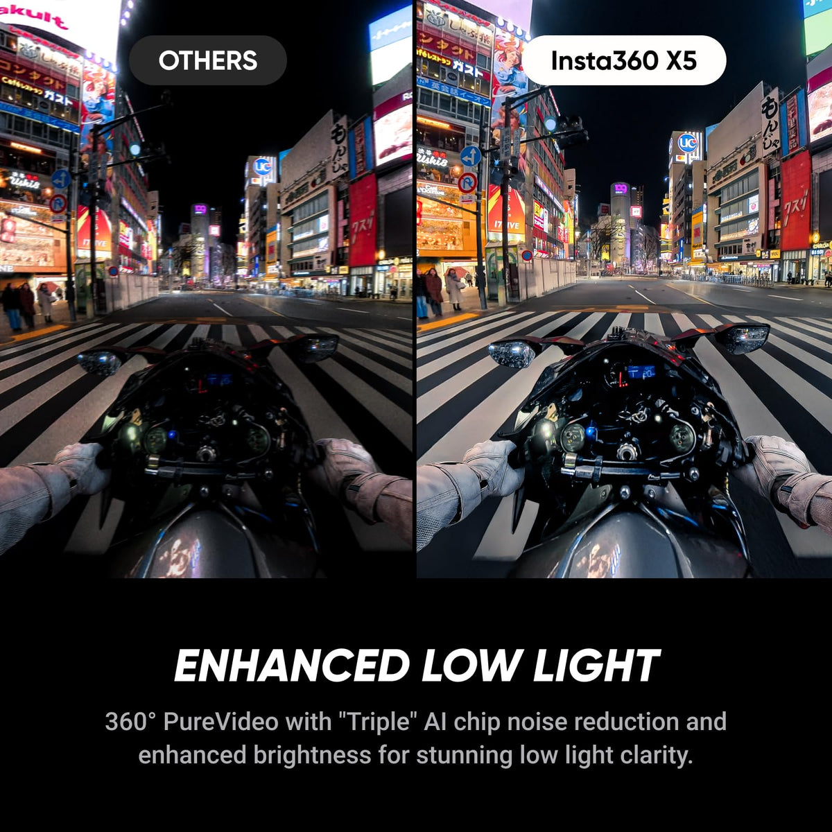 Insta360 X5 - Waterproof 8K 360° Action Camera, Leading Low Light, Invisible Selfie Stick Effect, Rugged and Replaceable Lens, 3-Hour Battery, Built-in Wind Guard, Stabilization, Triple AI Chip Design