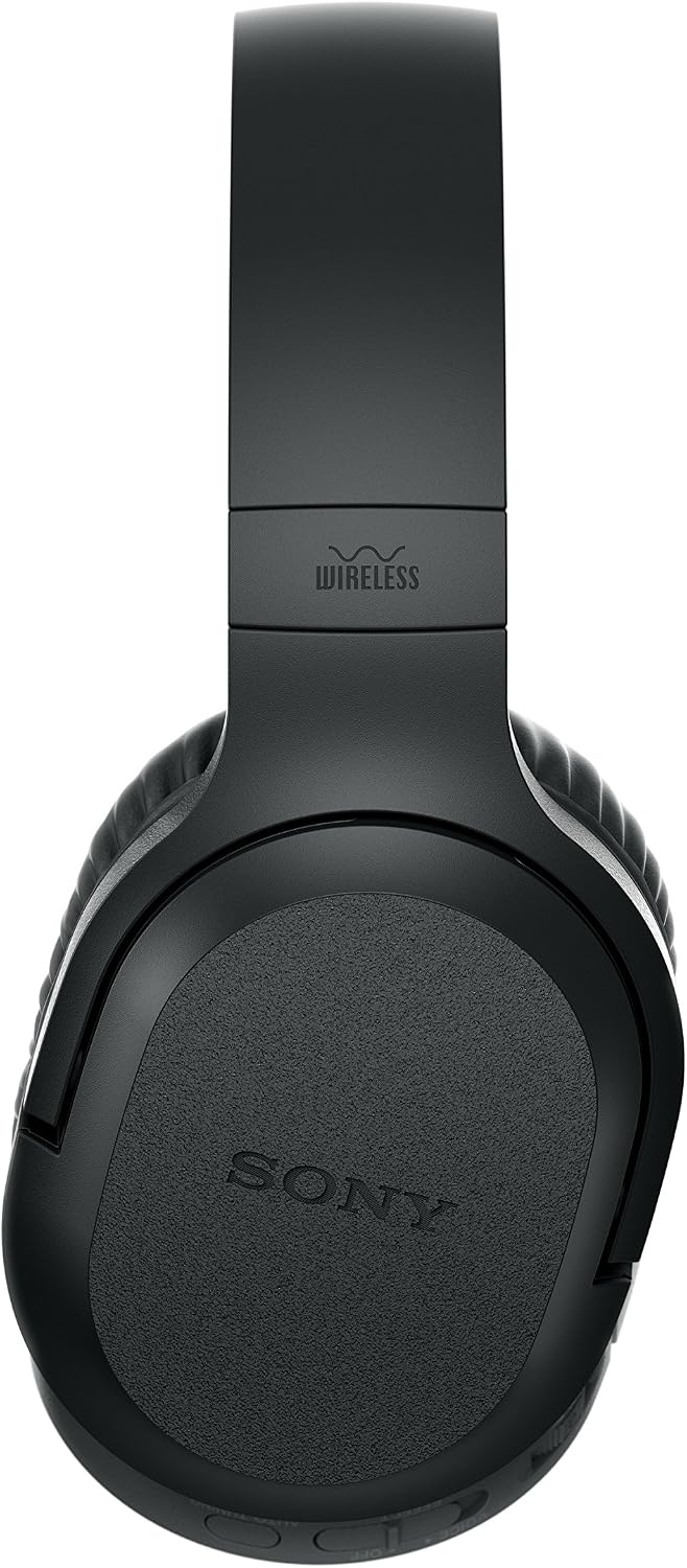 Sony RF400 Wireless Home Theater Headphones for Watching TV WHRF400, Black