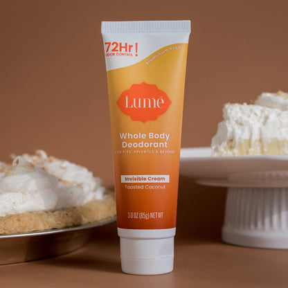 Lume Whole Body Deodorant - Cream Tube - 3 oz, 2 pk (Soft Powder)