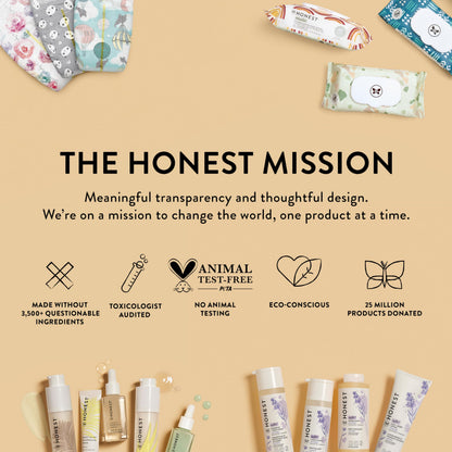The Honest Company Diaper Rash Cream, Hypoallergenic, Cruelty-Free, 2.5 oz