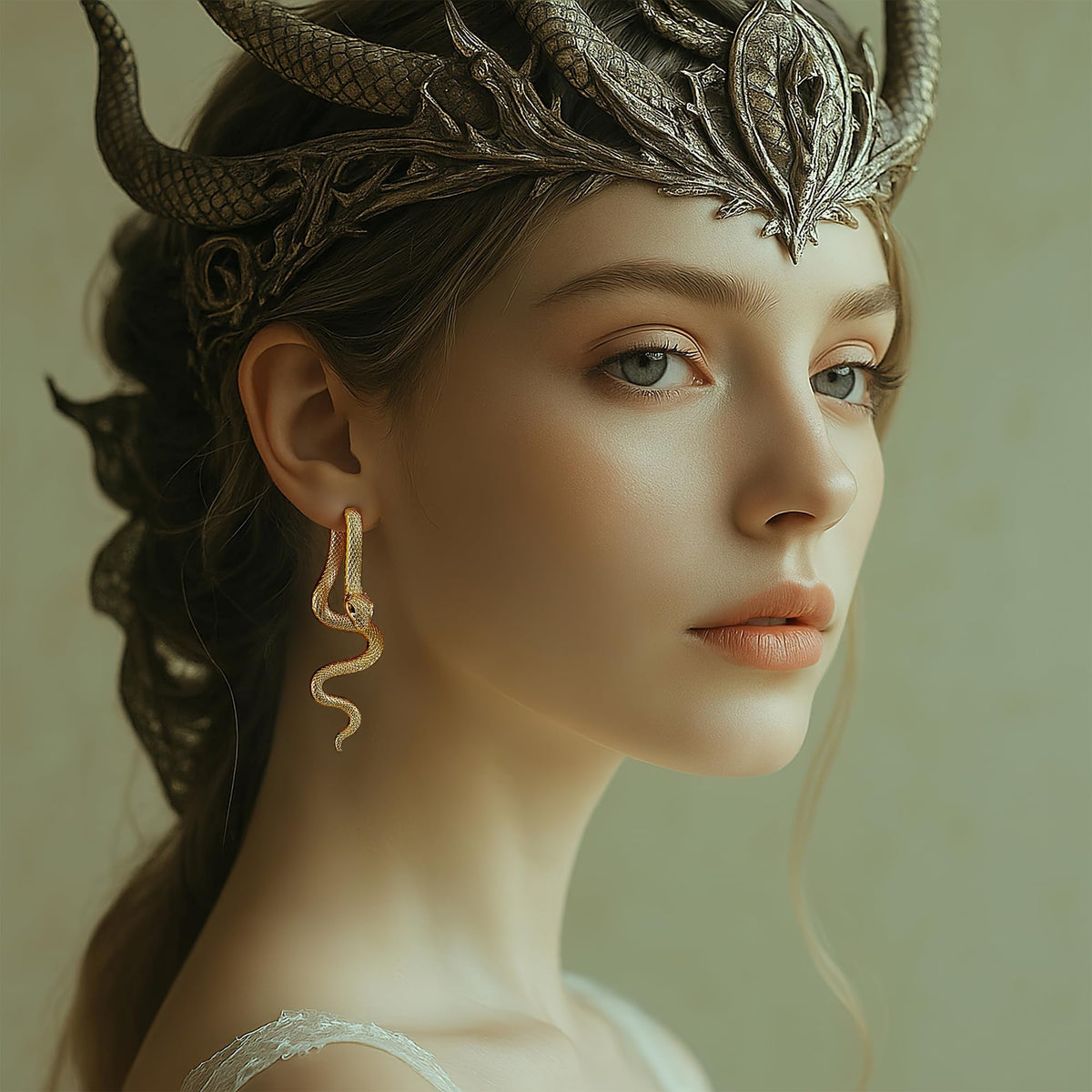 Snake Earrings, Gothic Jewelry Snake Jewelry as Halloween Gifts for Women