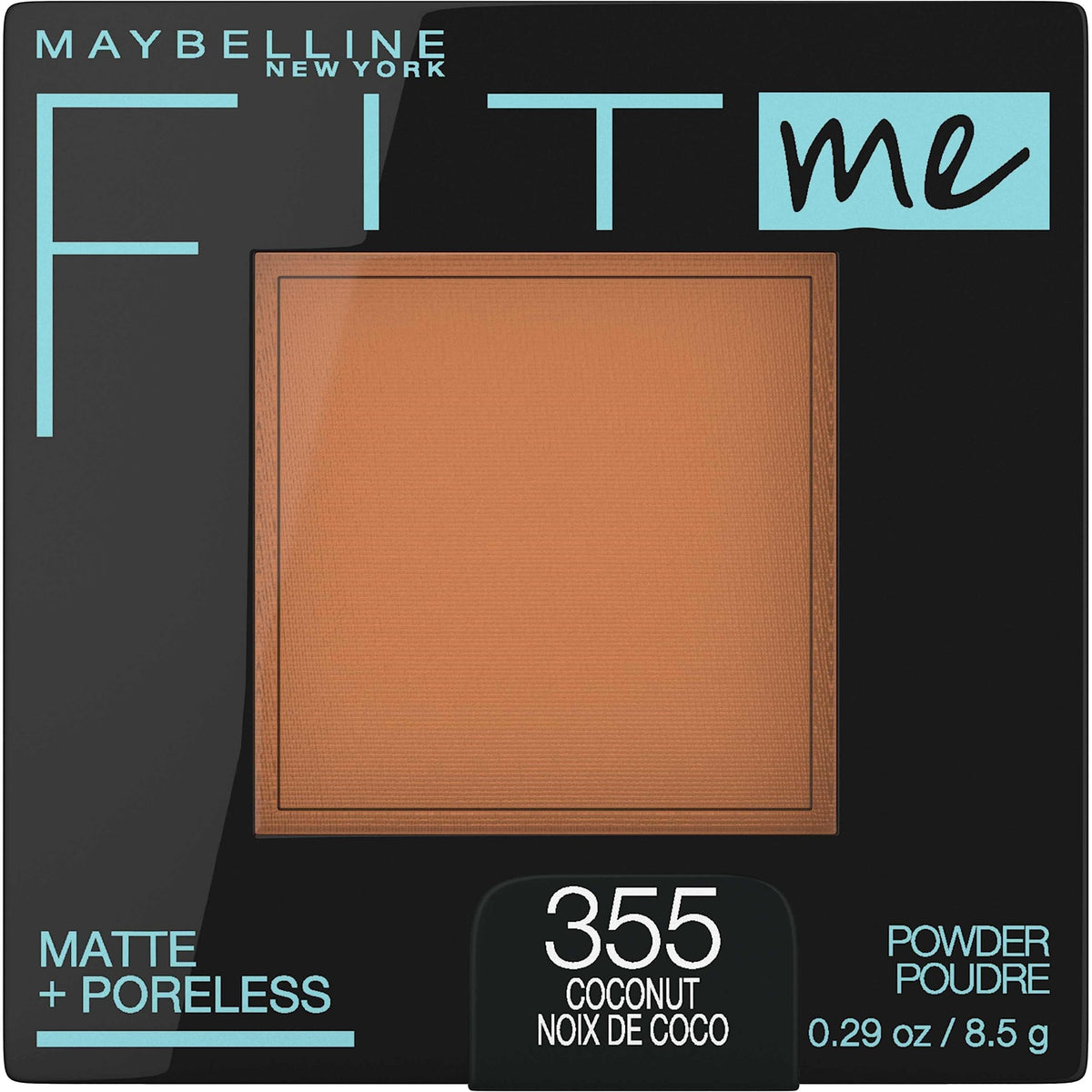 Maybelline Fit Me Matte + Poreless Pressed Face Powder Makeup & Setting Powder, Classic Ivory, 1 Count