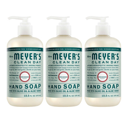 MRS. MEYER'S CLEAN DAY Liquid Hand Soap, Lemon Verbena, 12.5 fl oz, 3 Pack