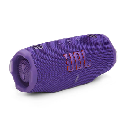 JBL Charge 6 Portable Waterproof Speaker with Powerbank and Strap - Black (Renewed)