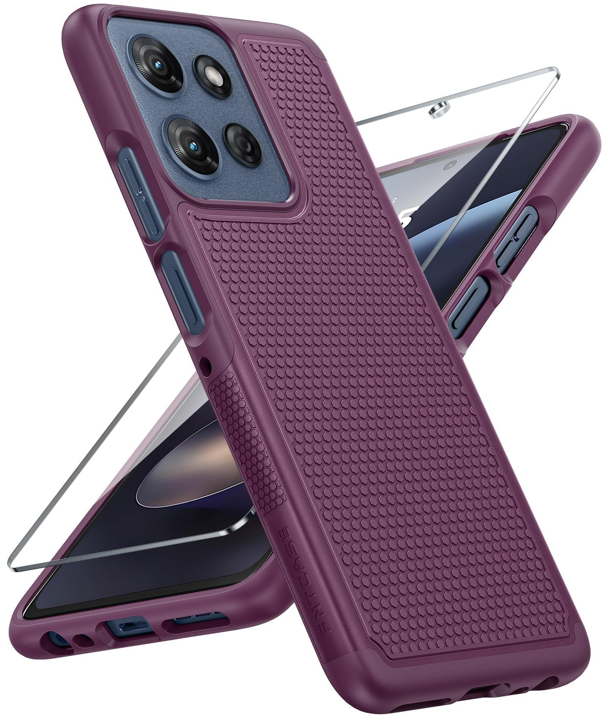 FNTCASE for Google Pixel 9a Case: Green Non Slip Textured
