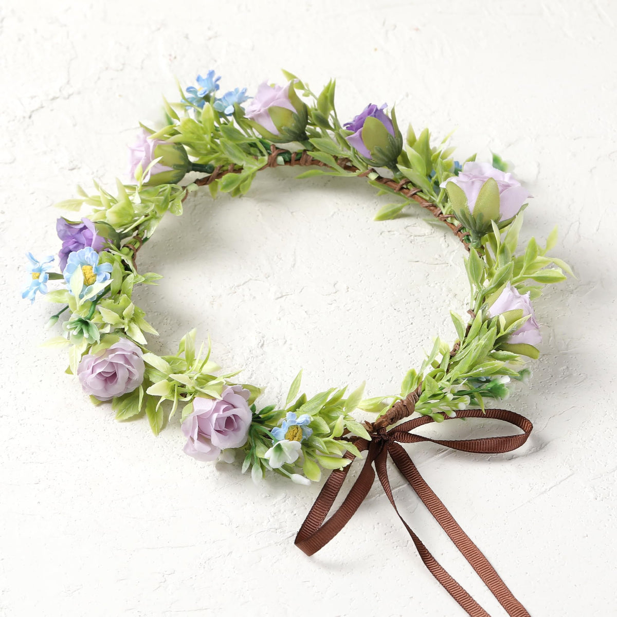 Pink Bohemian Flower Crown, Fairy Babys Breath Flower Headband