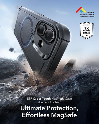 ESR Cyber Tough for iPhone 18 Pro Max/17 Pro Max Case, Black