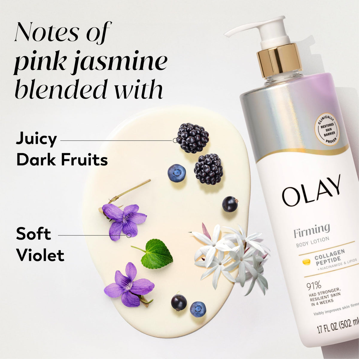 Olay Super Serum Hand & Body Lotion, Luminous & Resilient Skin, 17 fl oz