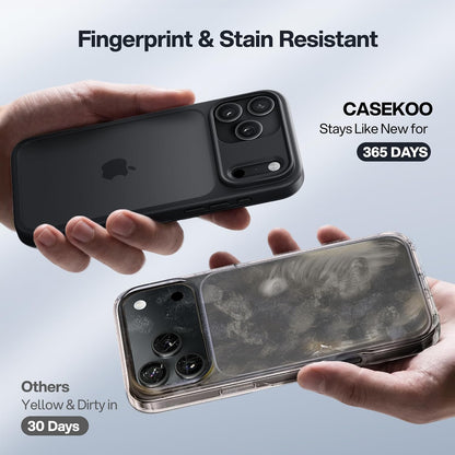 CASEKOO for iPhone Air Case, Crystal Clear, Patented Anti-Yellowing, Slim