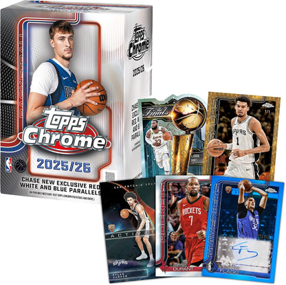 2025-26 Topps Chrome NBA Basketball - Factory Sealed - Value Box