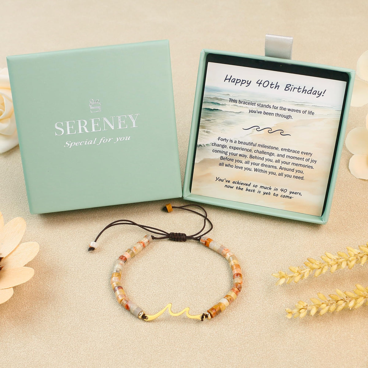 13th 16th 18th 40th 50th 60th Birthday Gifts Wave Birthday Bracelet