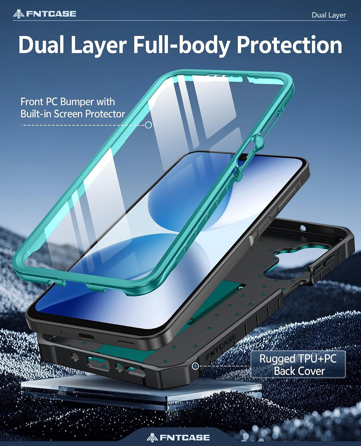 FNTCASE for Google Pixel 11 Pro XL Case with Built-in Screen Protector
