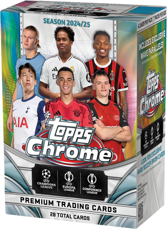 2024-25 Topps Chrome UEFA Club Competitions - Value Box