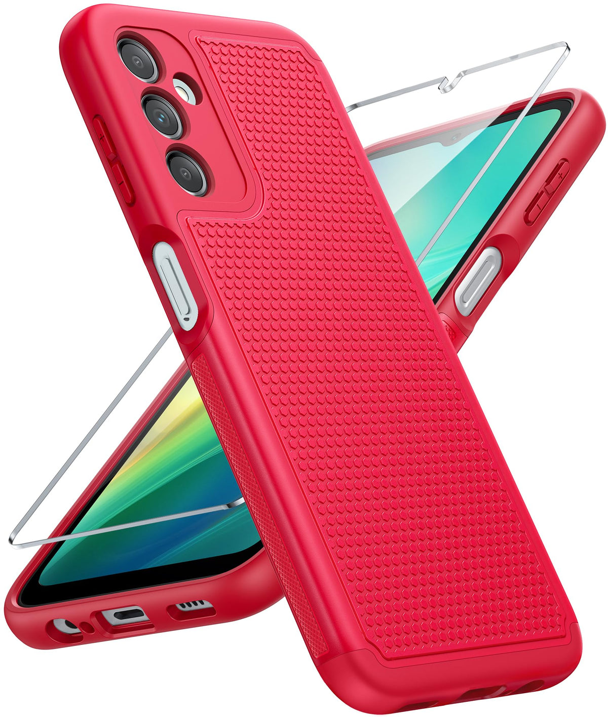 FNTCASE for Google Pixel 9a Case: Green Non Slip Textured